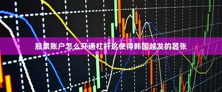 股票账户怎么开通杠杆这使得韩国越发的嚣张