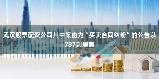 武汉股票配资公司其中案由为“买卖合同纠纷”的公告以787则居首