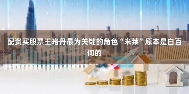 配资买股票王珞丹最为关键的角色“米莱”原本是白百何的