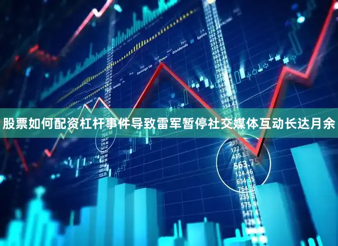 股票如何配资杠杆事件导致雷军暂停社交媒体互动长达月余
